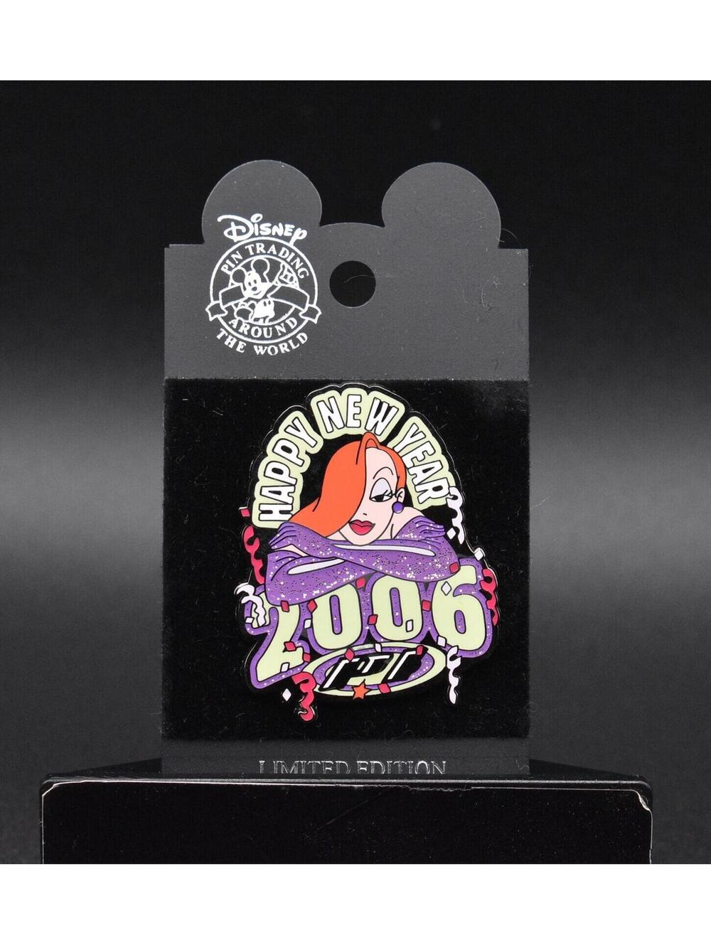 Disney Jessica Rabbit Happy New Year 2006 Pleasure Island LE 500 Pin (C4)